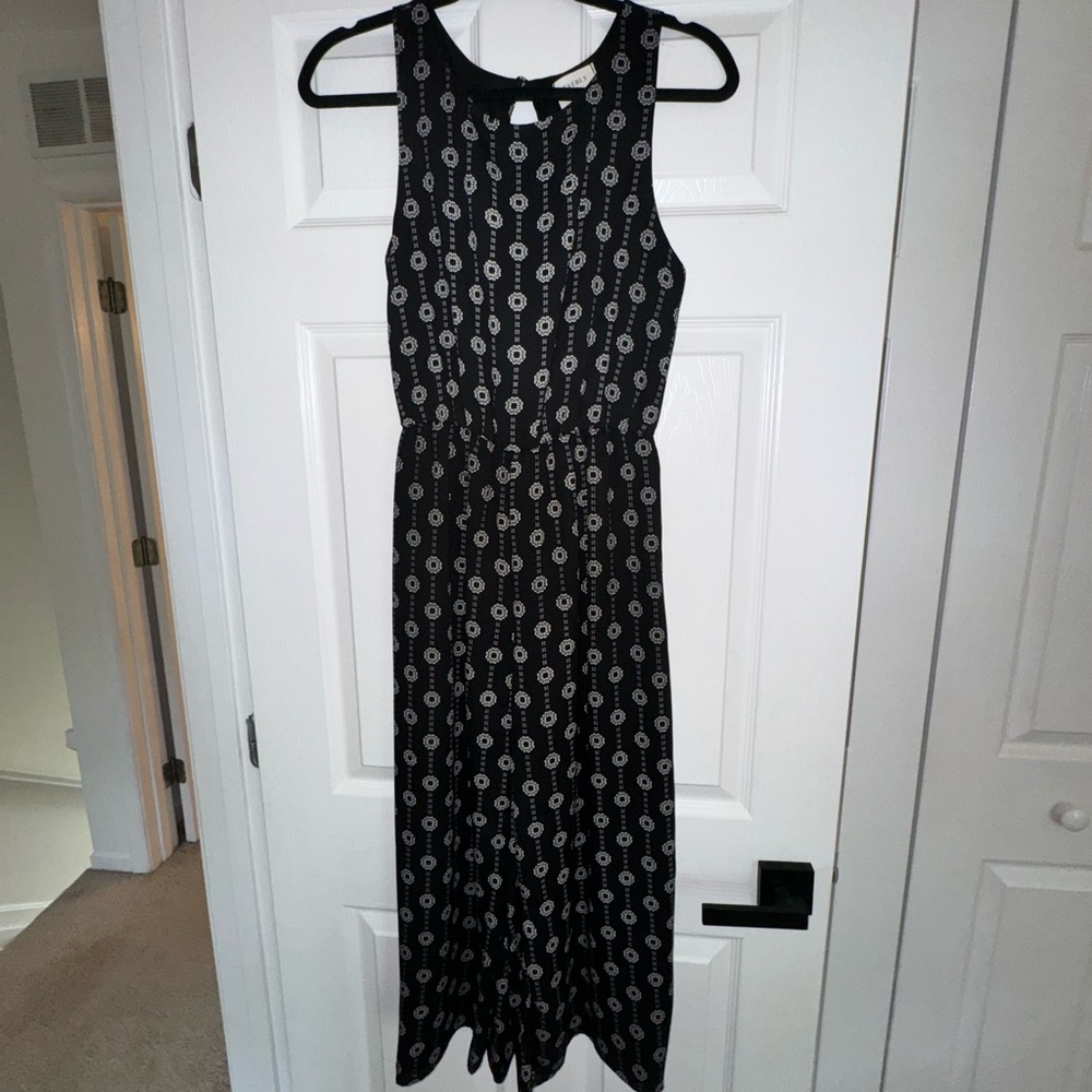 Everly black and white print jumper